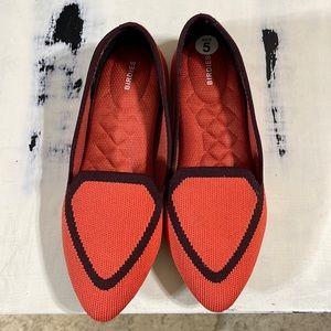 Birdies blackbird knit flat in coral reef fabric size 5